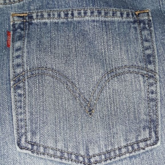 Levi's 505 Nouveau Low Straight Vintage Jeans 14M - Picture 5 of 7